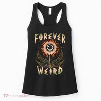 Forever Weird With Eyeball Plant Illustration Women's Tank Top thumb 0