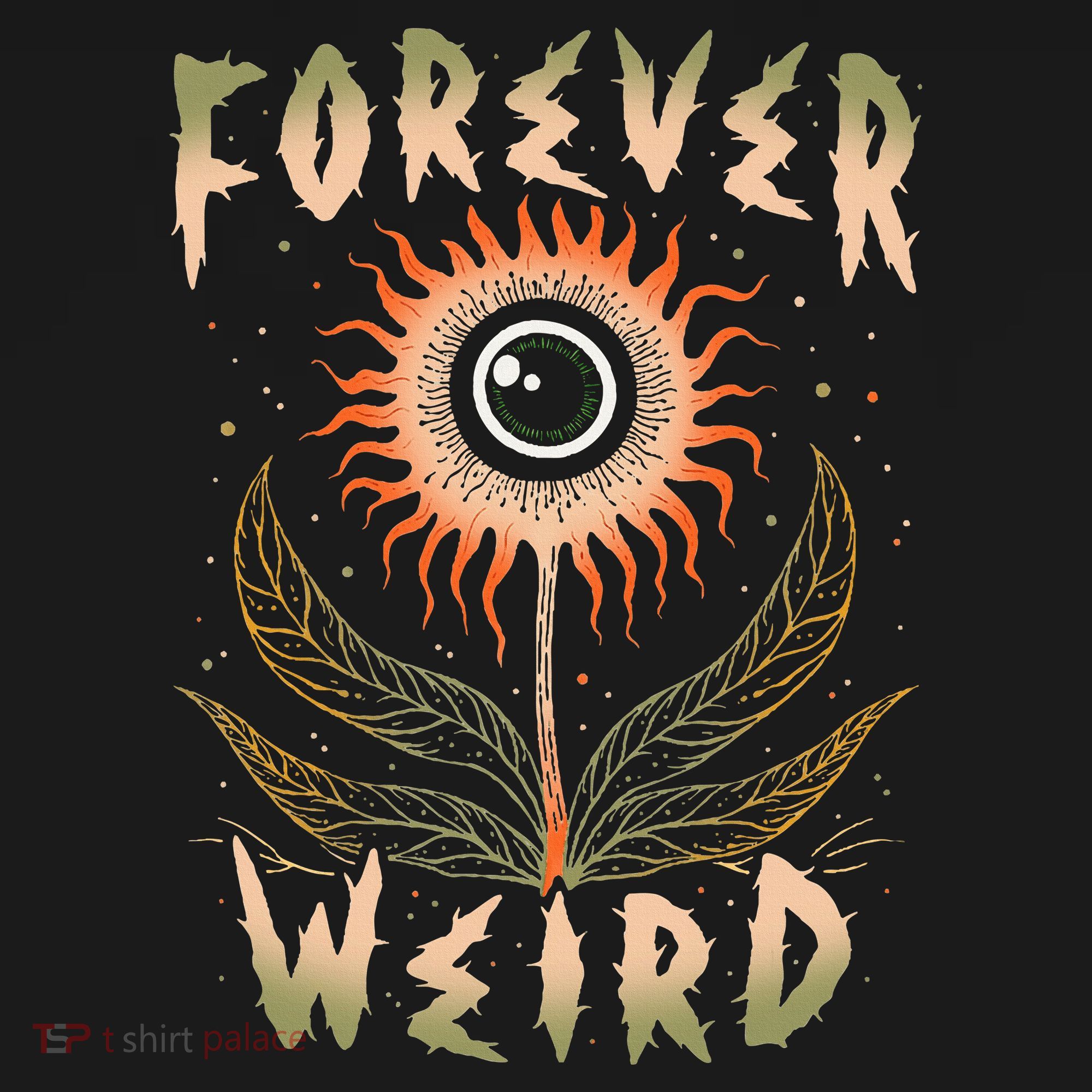 Forever Weird With Eyeball Plant Illustration Visor