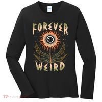 Forever Weird With Eyeball Plant Illustration Women's Long Sleeve Shirt thumb 0