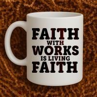 Faith With Works Is Living Faith Coffee Mug thumb 2