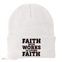 Faith With Works Is Living Faith Beanie thumb 0