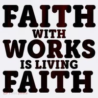 Faith With Works Is Living Faith Women's Hoodie thumb 2