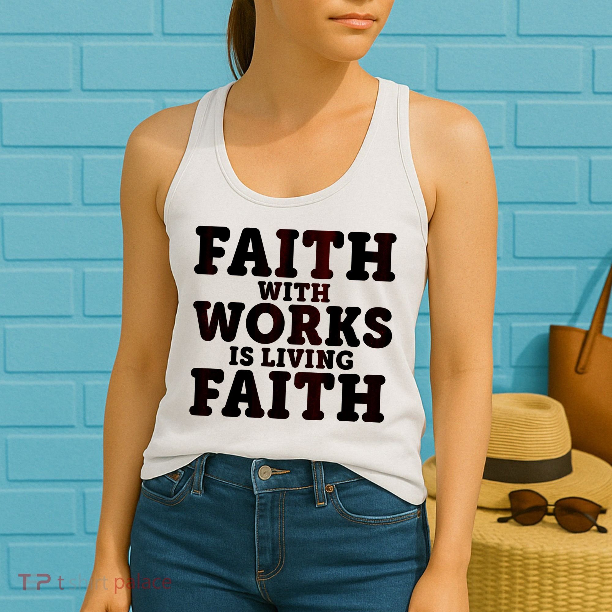 Faith With Works Is Living Faith Women's Tank Top