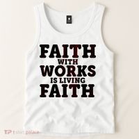 Faith With Works Is Living Faith Tank Top thumb 2