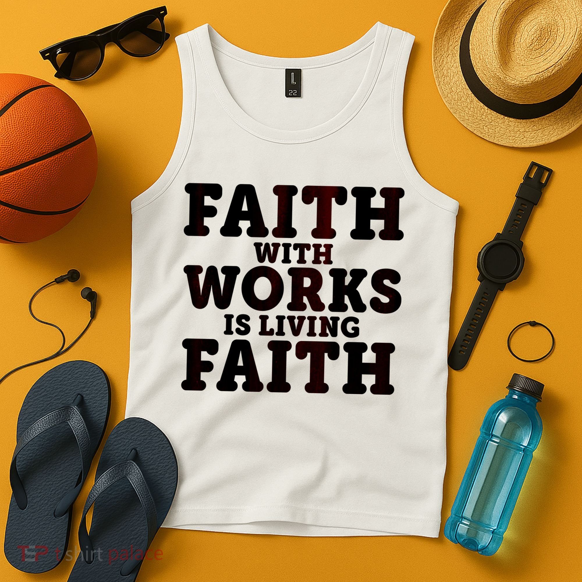 Faith With Works Is Living Faith Tank Top