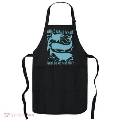 Funny Whale What Do We Have Here Apron