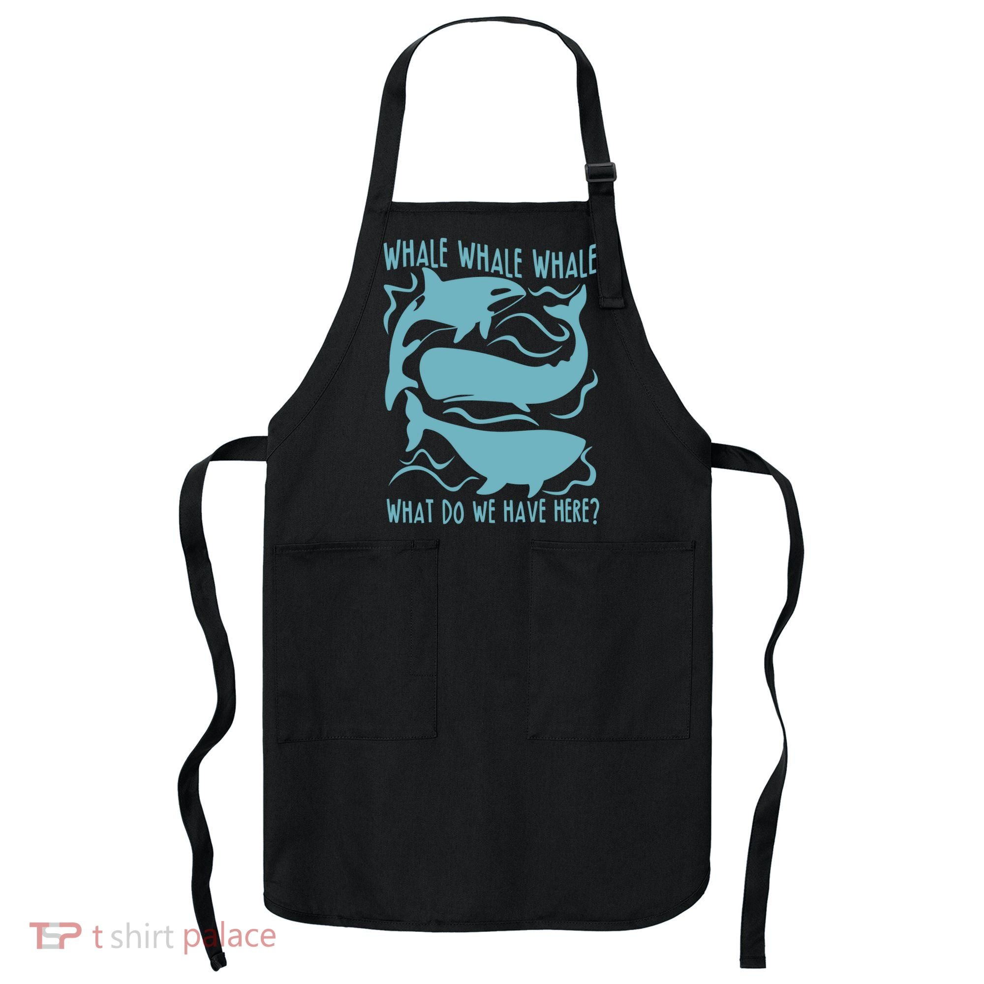 Funny Whale What Do We Have Here Apron