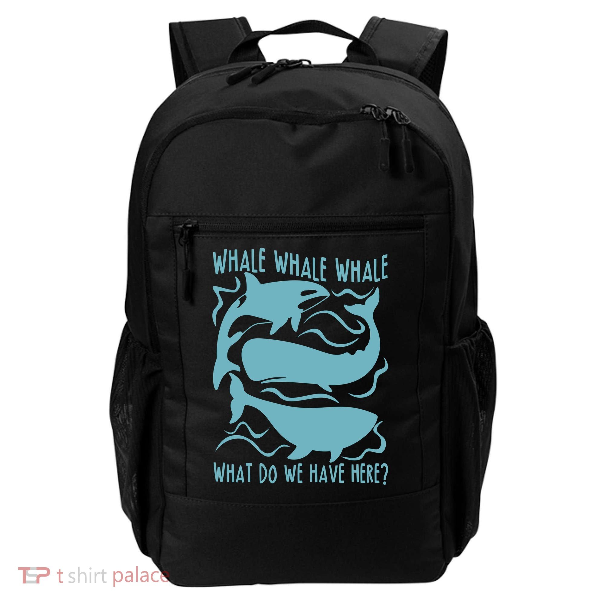 Funny Whale What Do We Have Here Backpack