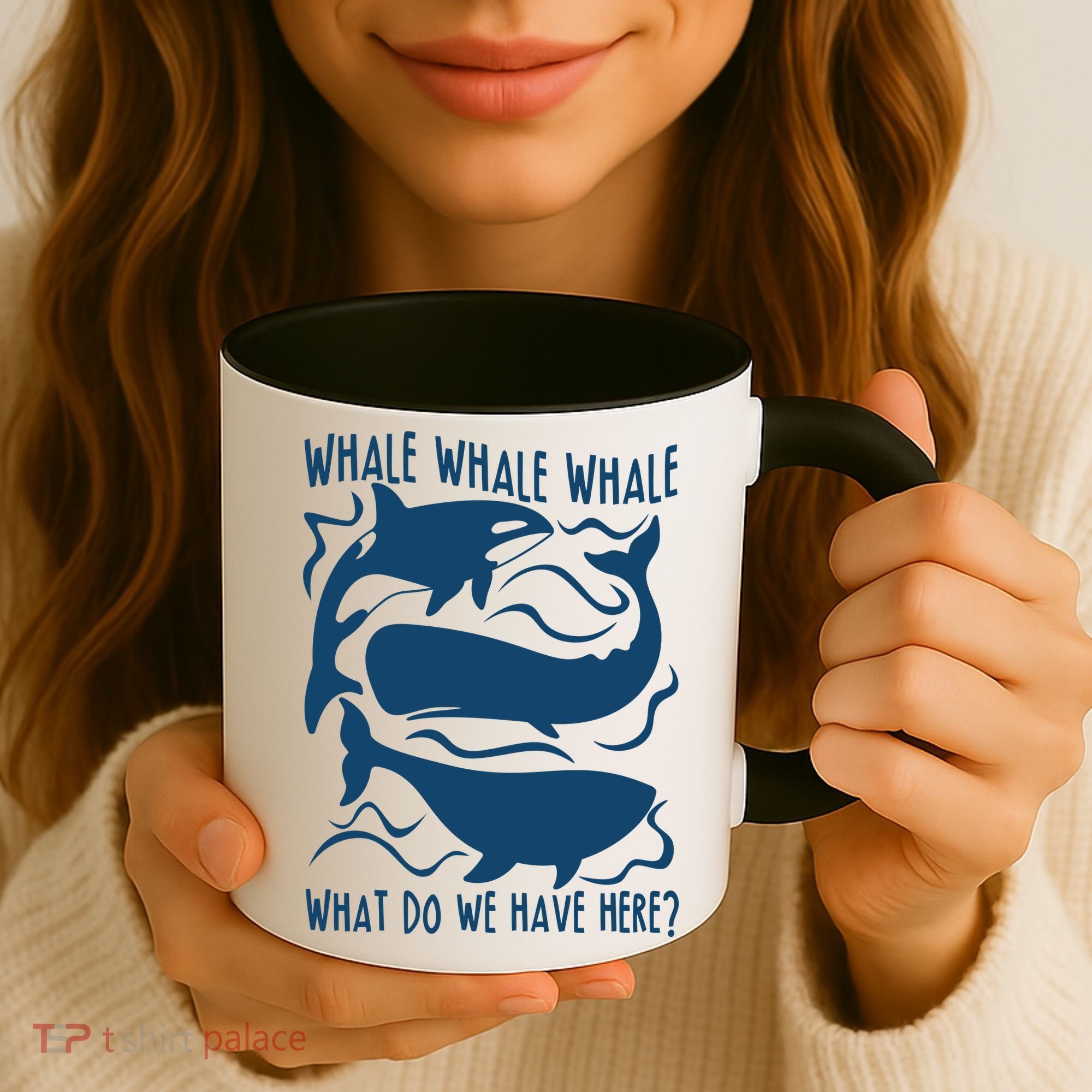 Funny Whale What Do We Have Here Coffee Mug