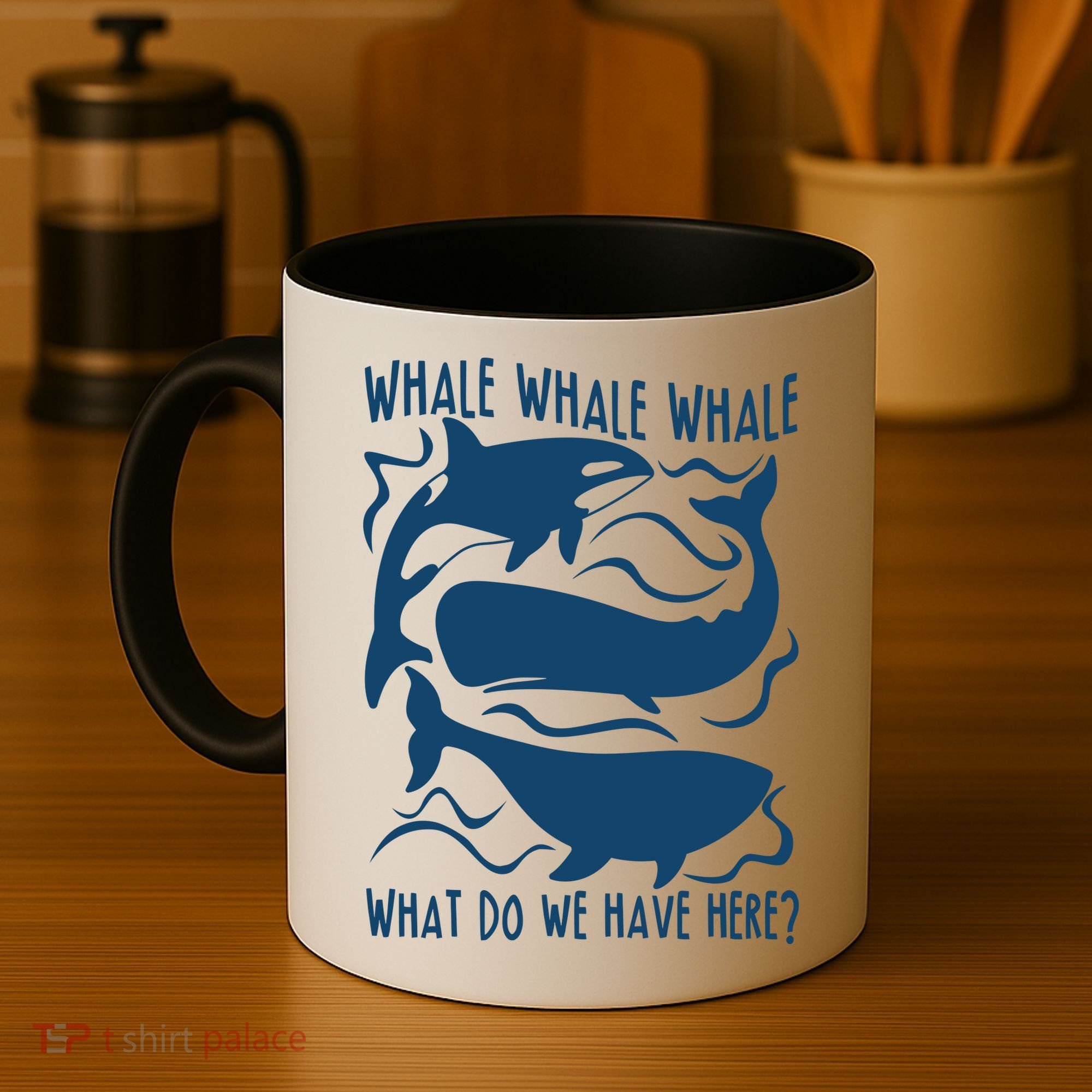 Funny Whale What Do We Have Here Coffee Mug