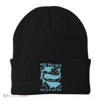 Funny Whale What Do We Have Here Beanie thumb 0