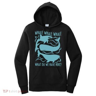 Funny Whale What Do We Have Here Women's Hoodie