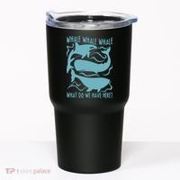 Funny Whale What Do We Have Here Tumbler thumb 0