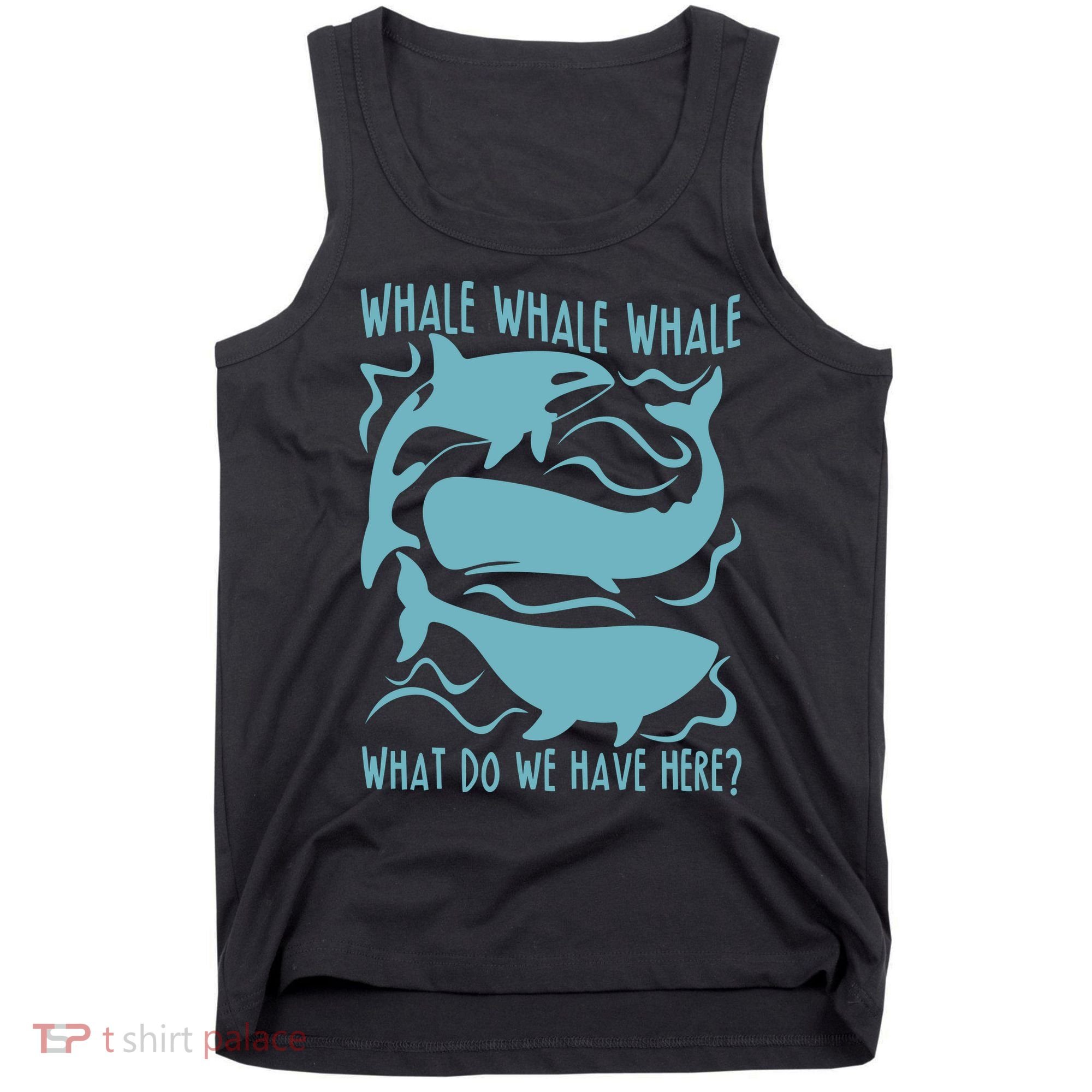 Funny Whale What Do We Have Here Tank Top
