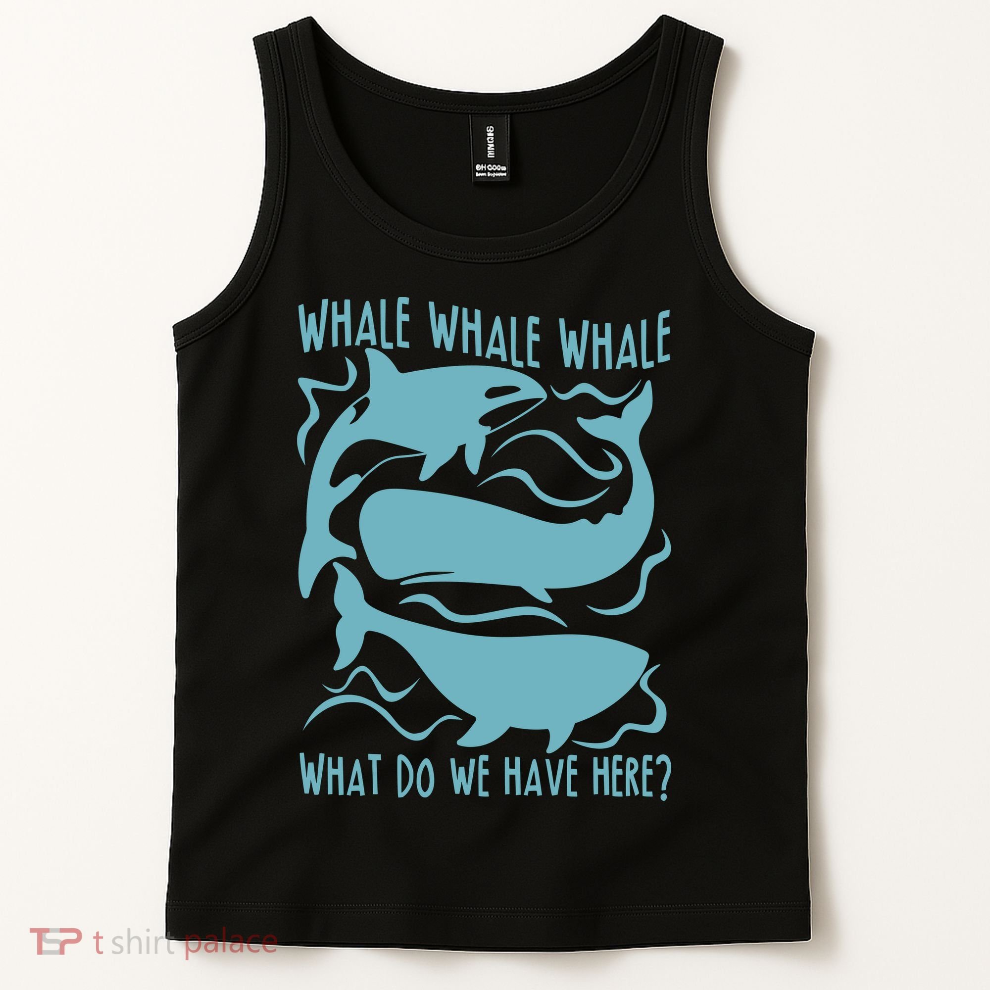 Funny Whale What Do We Have Here Tank Top