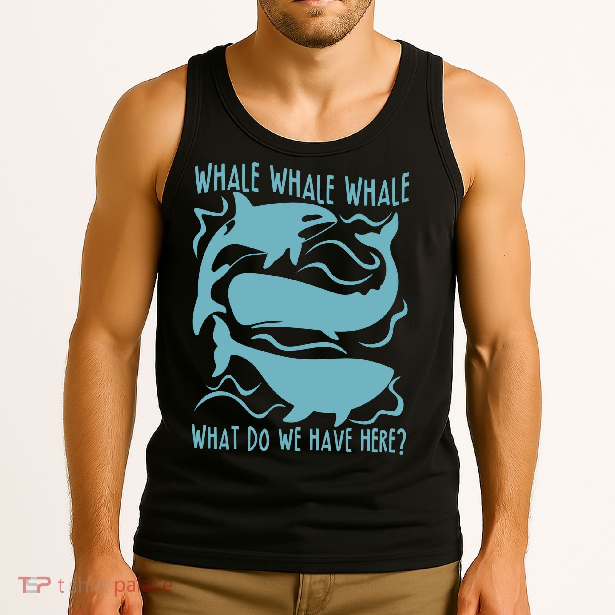 Funny Whale What Do We Have Here Tank Top