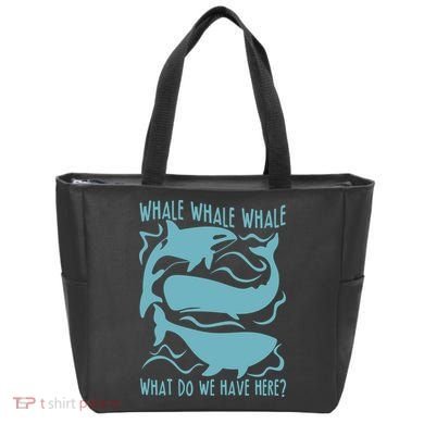 Funny Whale What Do We Have Here Tote Bag