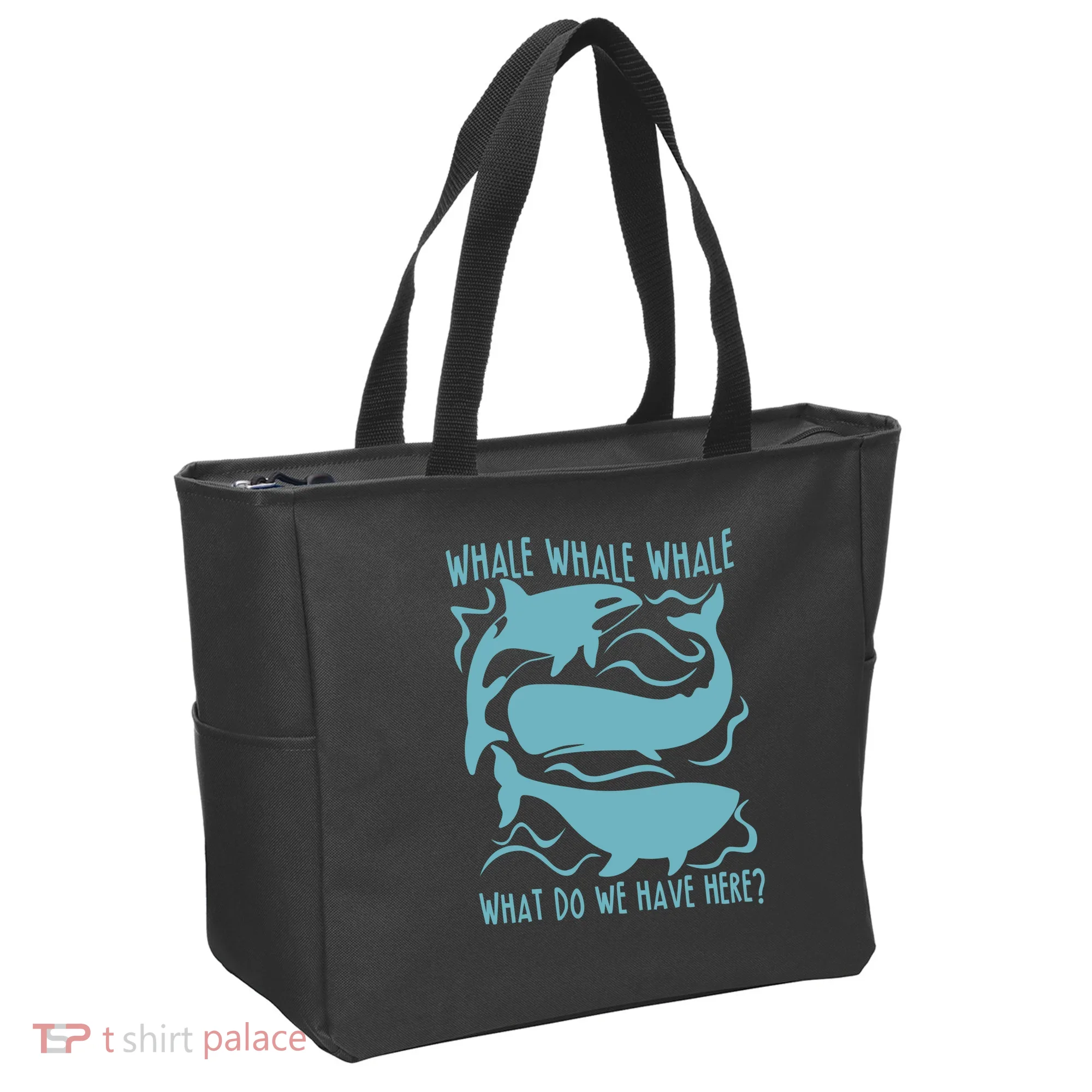 Funny Whale What Do We Have Here Tote Bag