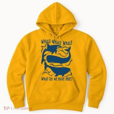 Funny Whale What Do We Have Here Hoodie