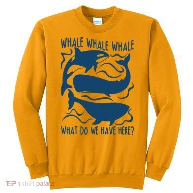 Funny Whale What Do We Have Here Sweatshirt