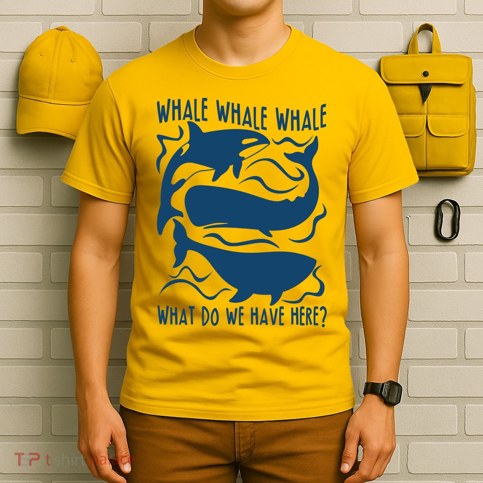 Funny Whale What Do We Have Here T-Shirt