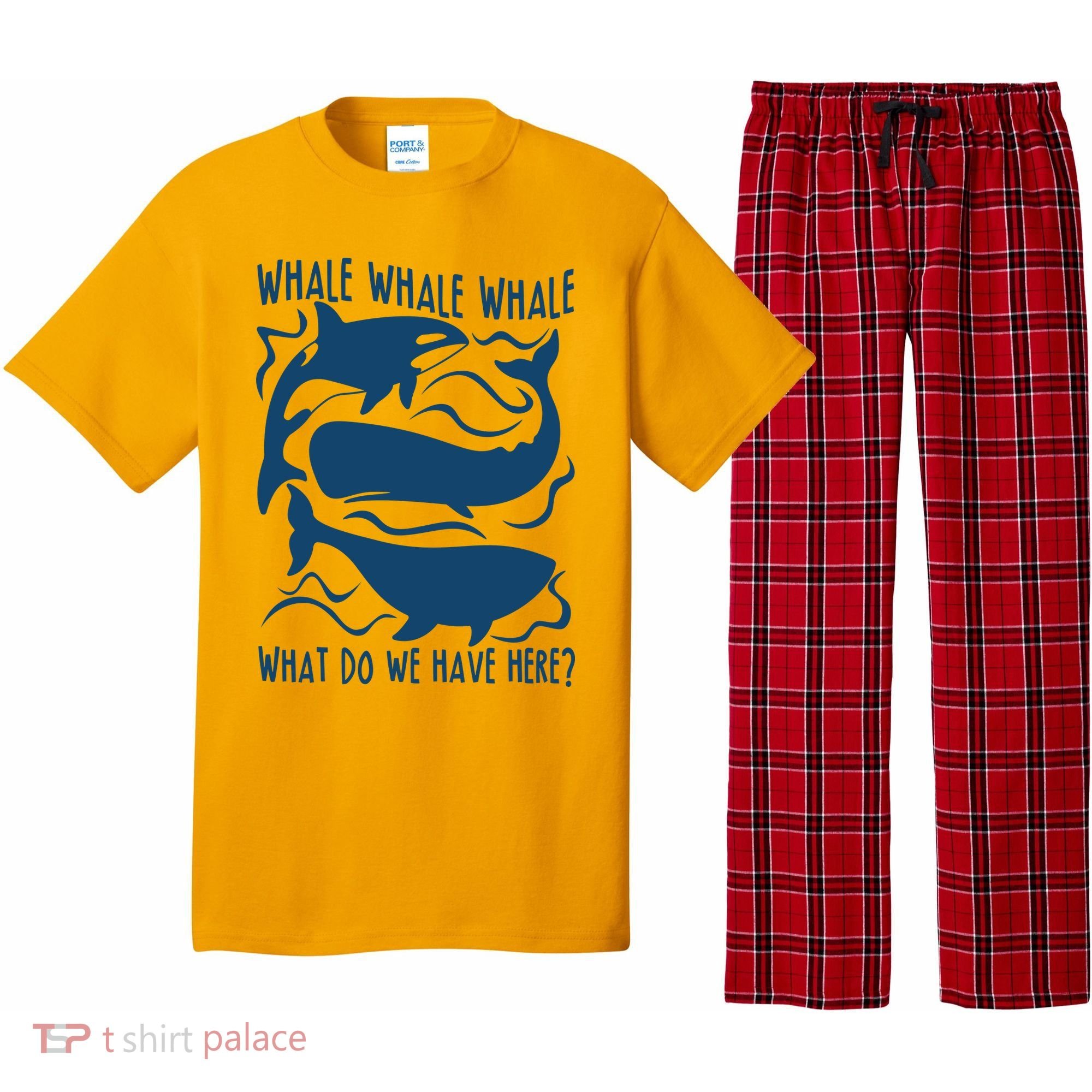 Funny Whale What Do We Have Here Pajama Set