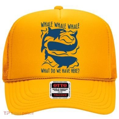 Funny Whale What Do We Have Here Hat