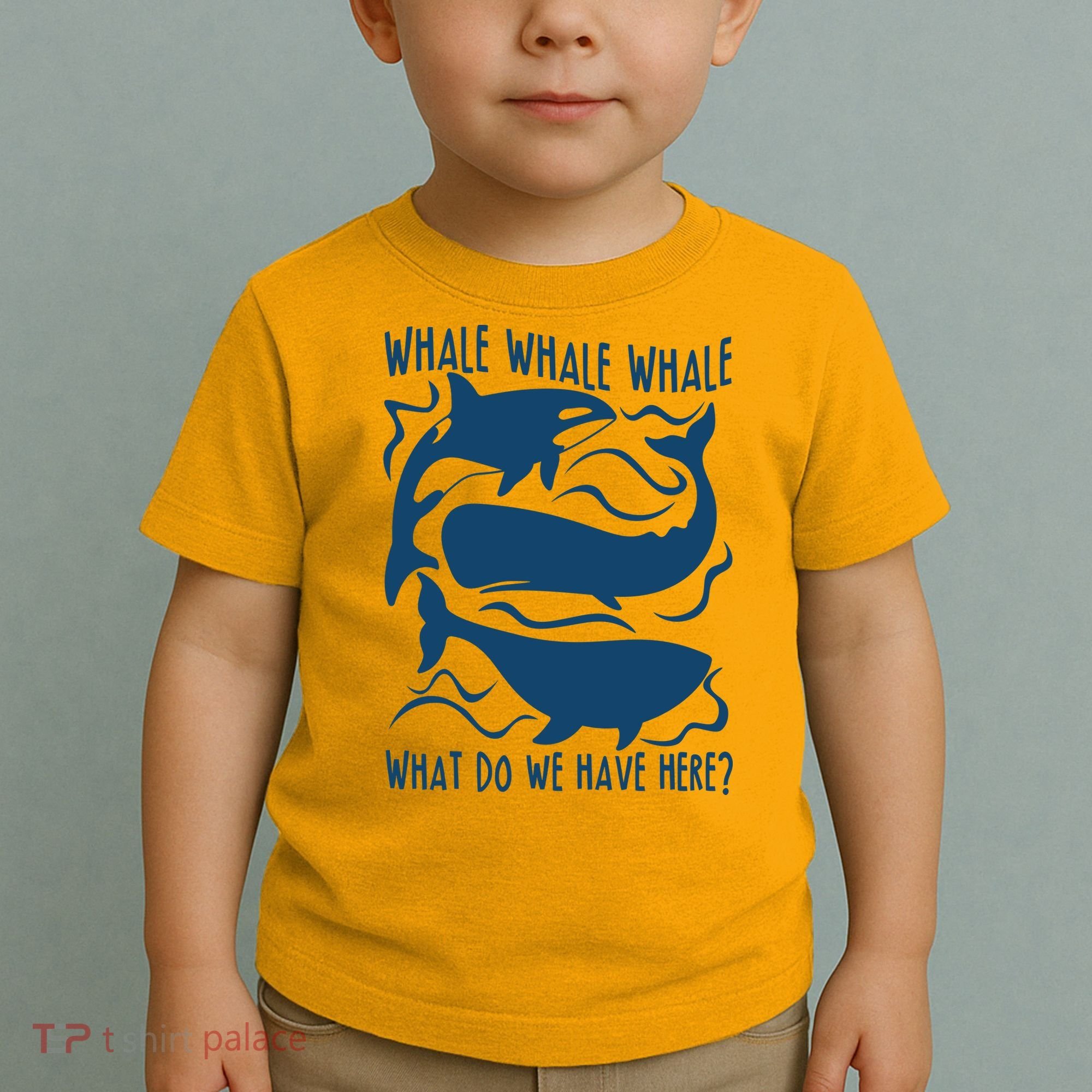 Funny Whale What Do We Have Here Toddler T-Shirt