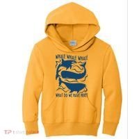 Funny Whale What Do We Have Here Kids Hoodie thumb 0