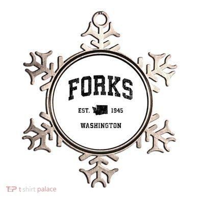 Forks Washington Wa Vintage Established Athletic Sports Design Ornament
