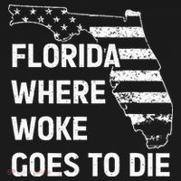 Florida Where Woke Goes To Die Funny Retro Backpack thumb 2