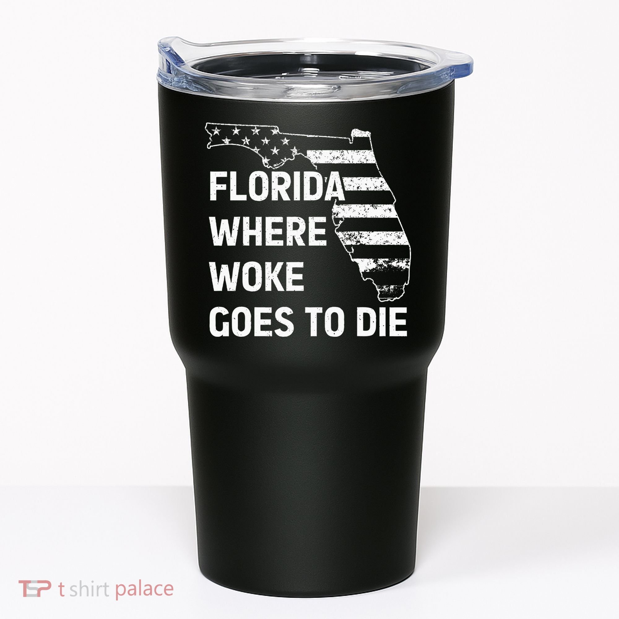 Florida Where Woke Goes To Die Funny Retro Tumbler