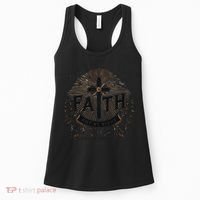 For We Walk Faith Not By Sight Christian Bible Verse Women's Tank Top thumb 0