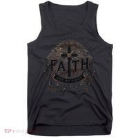 For We Walk Faith Not By Sight Christian Bible Verse Tank Top thumb 0