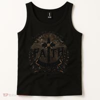For We Walk Faith Not By Sight Christian Bible Verse Tank Top thumb 2