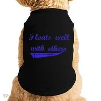 Floats Well With Others Doggie Tank thumb 0
