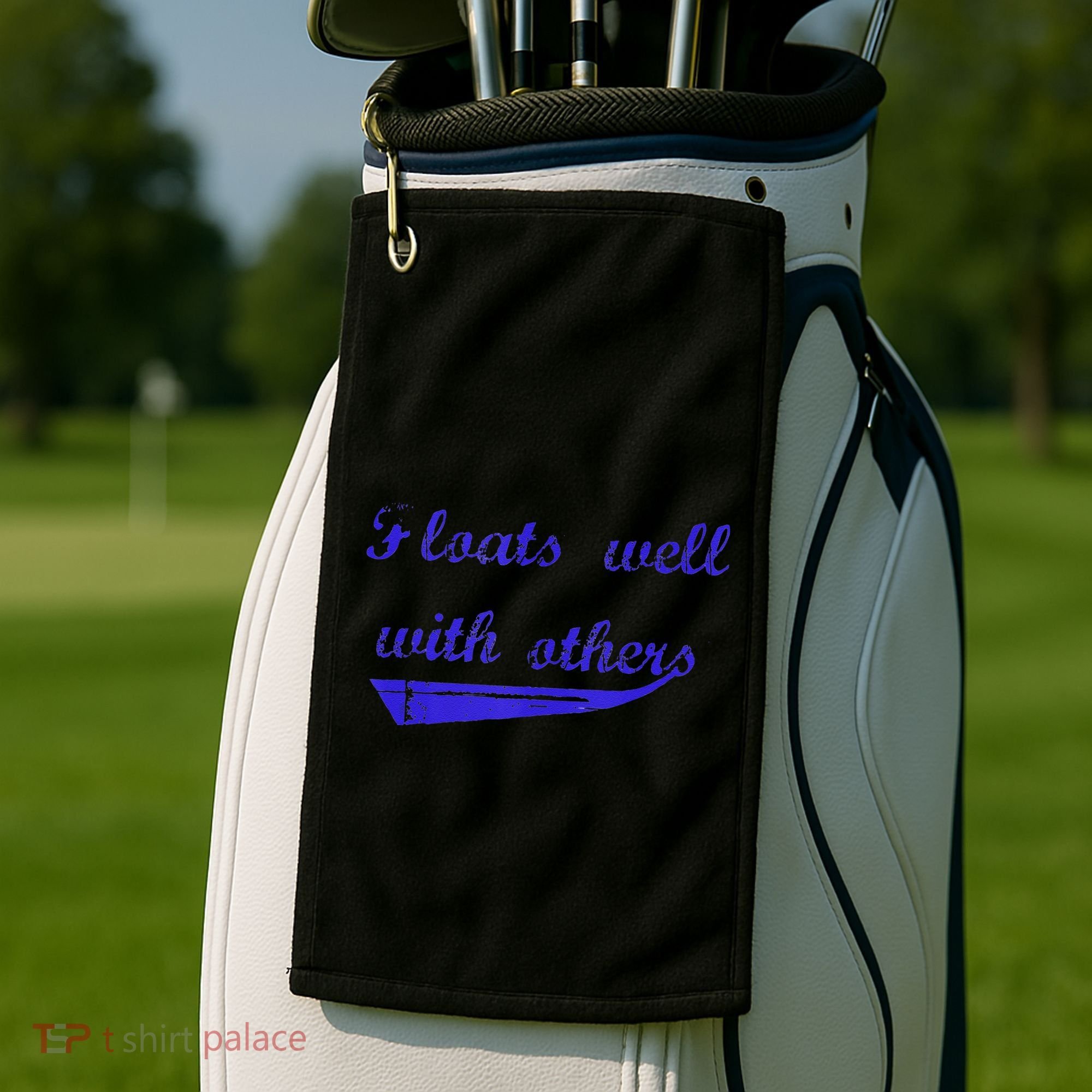 Floats Well With Others Golf Towel