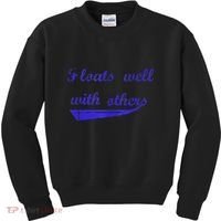 Floats Well With Others Kids Sweatshirt thumb 0