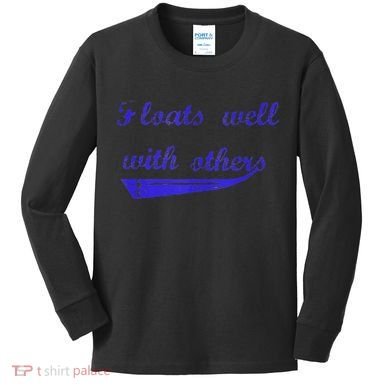 Floats Well With Others Kids Long Sleeve Shirt