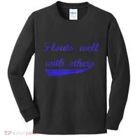Floats Well With Others Kids Long Sleeve Shirt thumb 0