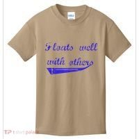 Floats Well With Others Kids T-Shirt thumb 0