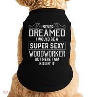 Funny Woodworking Woodworker Gift Doggie Tank thumb 0