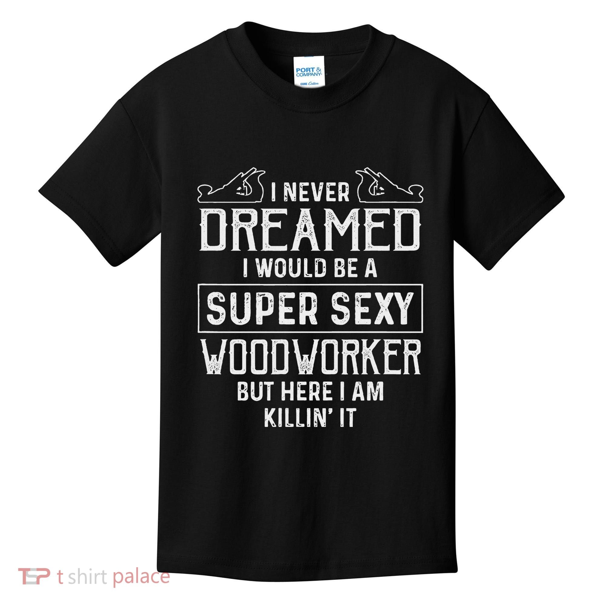 Funny Woodworking Woodworker Gift Kids T-Shirt