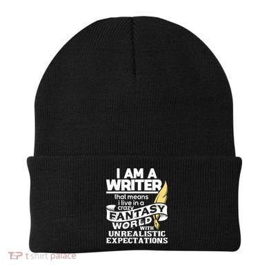 Fantasy World With Unrealistic Expectations Author Writer Beanie