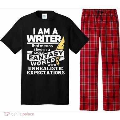 Fantasy World With Unrealistic Expectations Author Writer Pajama Set