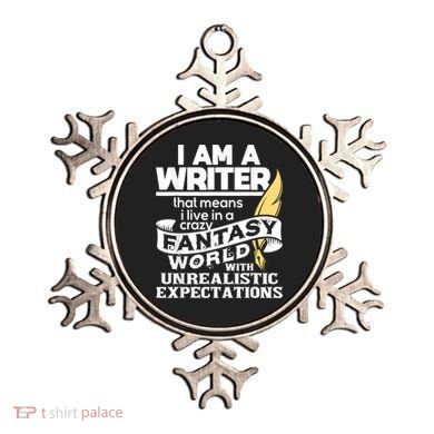 Fantasy World With Unrealistic Expectations Author Writer Ornament