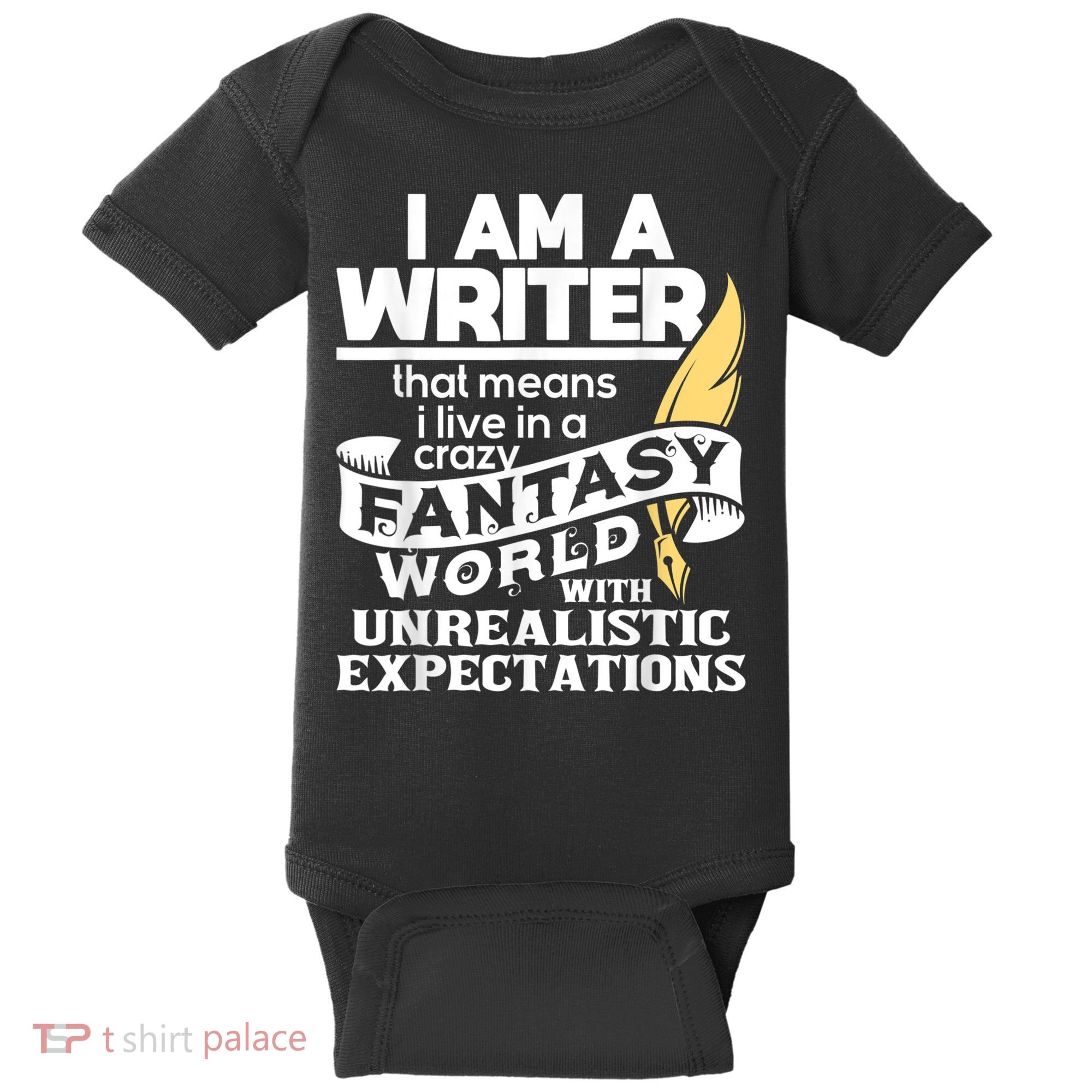 Fantasy World With Unrealistic Expectations Author Writer Baby Bodysuit