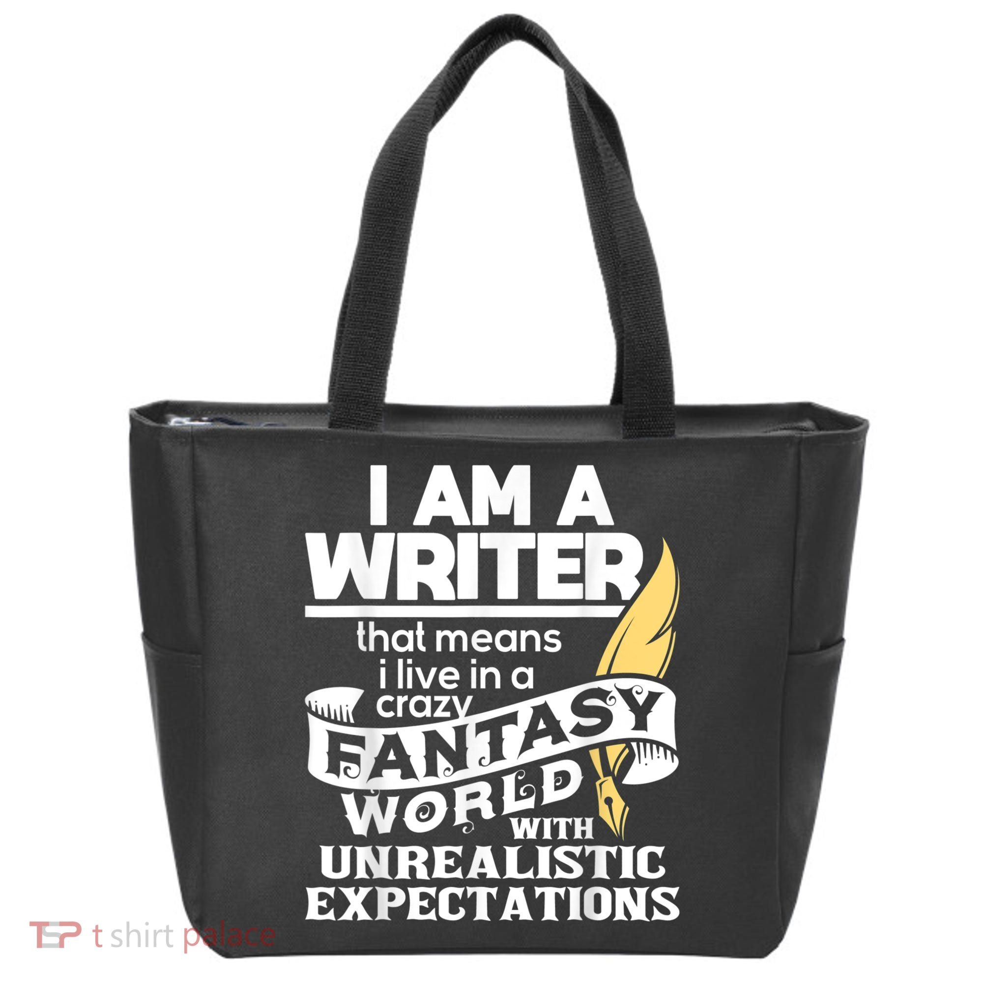 Fantasy World With Unrealistic Expectations Author Writer Tote Bag