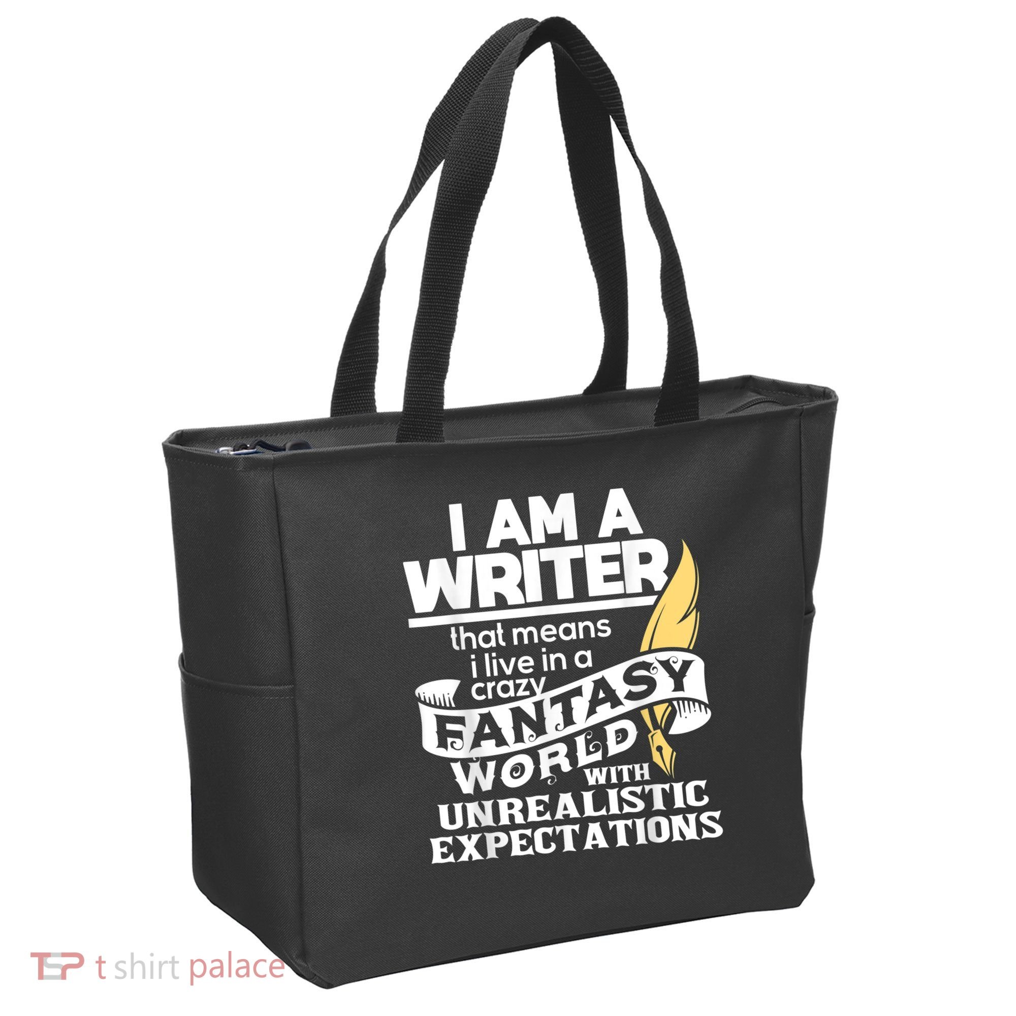 Fantasy World With Unrealistic Expectations Author Writer Tote Bag