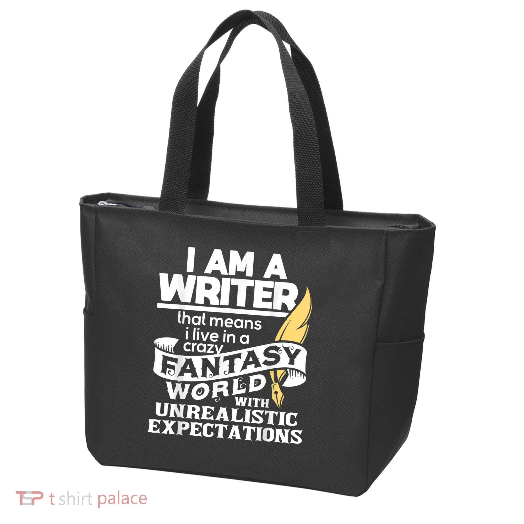 Fantasy World With Unrealistic Expectations Author Writer Tote Bag